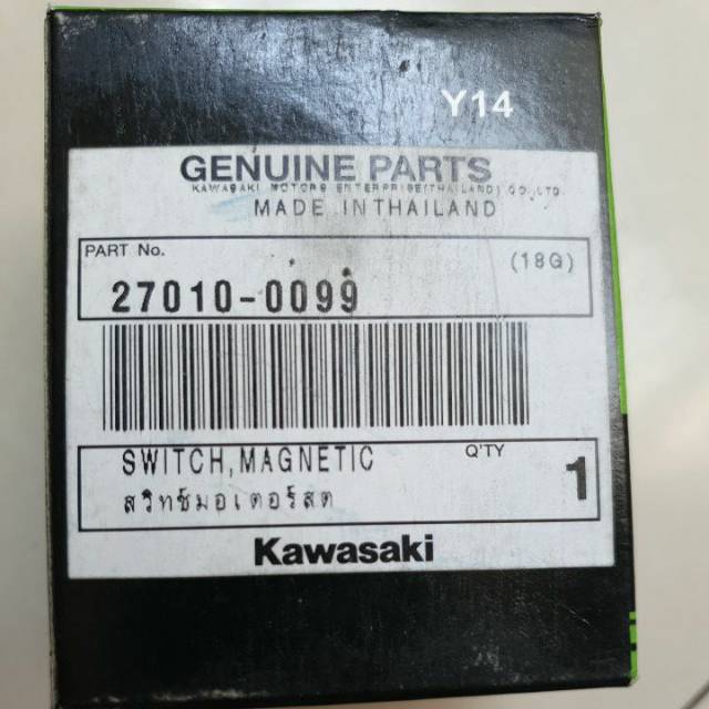 Bendik Ninja 4T kawasaki ori. Switch Magnetic