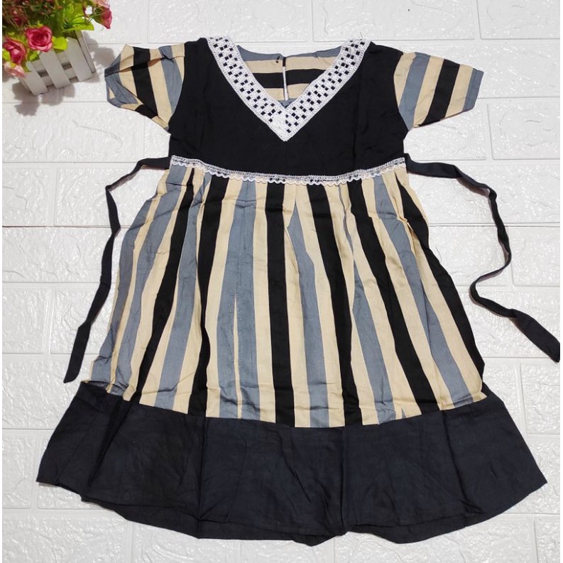 DASTER ANAK RENDA PUTIH USIA 1 2 3 TAHUN  / DASTER ARAB ANAK / BAJU HARIAN ANAK / DRESS ANAK