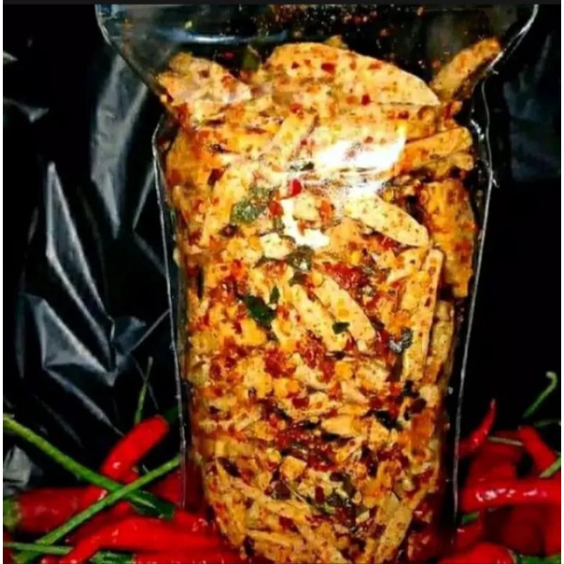 

Basreng pedas daun jeruk dan ori