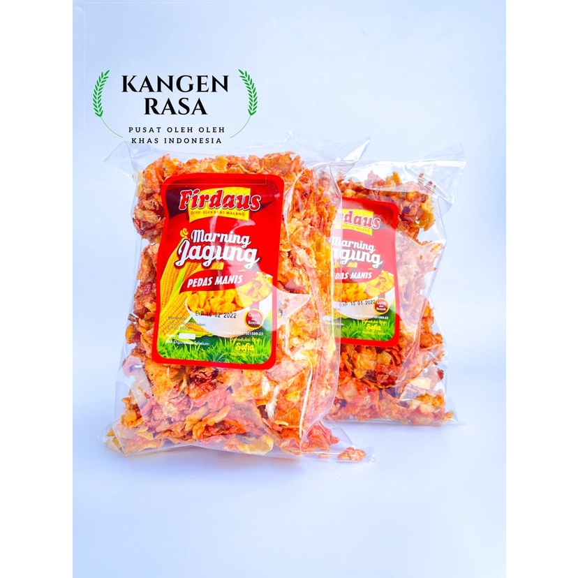 Emping Jagung Pedas Manis Nusantara Firdaus Malang