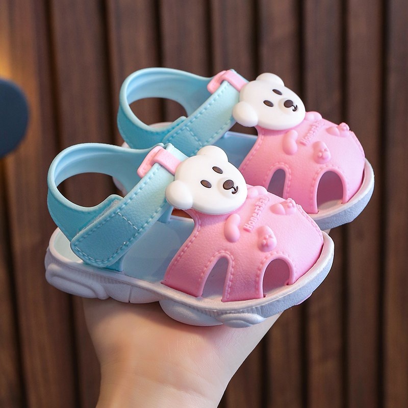 PROMO 6.6 IMPORT Okaybaby B192 Sandal Balita Anak Laki Laki Perempuan Lucu Bagus Lembut Termurah Kekinian Sendal Casual Sepatu Bayi Cewek Cowok Bahan Anti Slip Anti Licin Bahan Karet Jelly 6 Bulan - 3 Tahun Terbaru