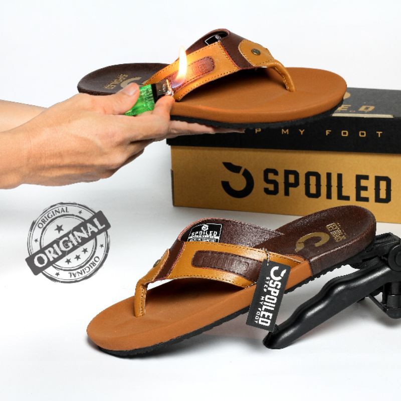 sandal kulit Spoiled original produk
