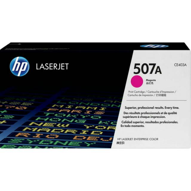 TONER HP 507A MAGENTA HP Color LaserJet Enterprise M551n, M551dn, M551xh, M575c, LaserJet Pro M570