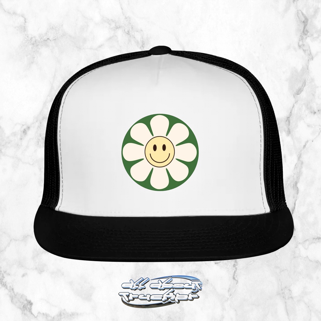 Sunflower | Flat Trucker Hat | All About Trucker