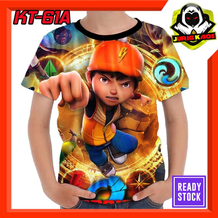 Miliki Kaos Boboiboy the Movie 2 Kartun TV Baju Anak Murah Terjangkau