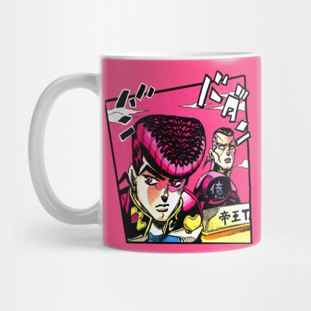 Mug Josuke and Okuyasu Jojos Bizarre Adventure