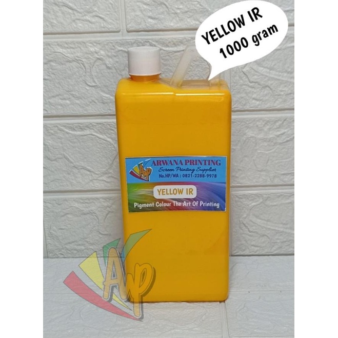 

Biang Warna Sablon Kuning Pigment Fluorescent Yellow Sw / Ir - 1Kg