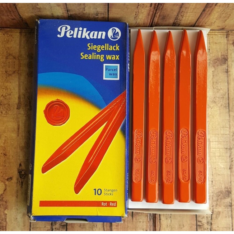 

PELIKAN SIEGELLACK SEALING WAX PARCEL WAX MURAH MERAH / PELIKAN WAX MERAH MENYEGEL DOKUMEN / SEGEL DOKUMEN HARGA PER PCS