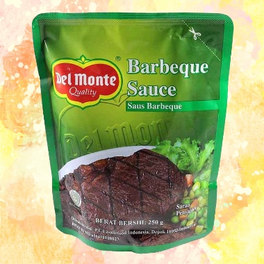 

DEL MONTE Barbeque Sauce 250gr gram Saus Rasa Sapi Panggang BBQ Barbekiu Saos Bumbu Penyedap Masakan Bumbu Dapur Instan Serbaguna Praktis Daging Pilihan Berkualitas Kebutuhan Masak Gurih Sedap Seasoning Bubuk Perasa Shoppa Corner Malang Jawa Timur