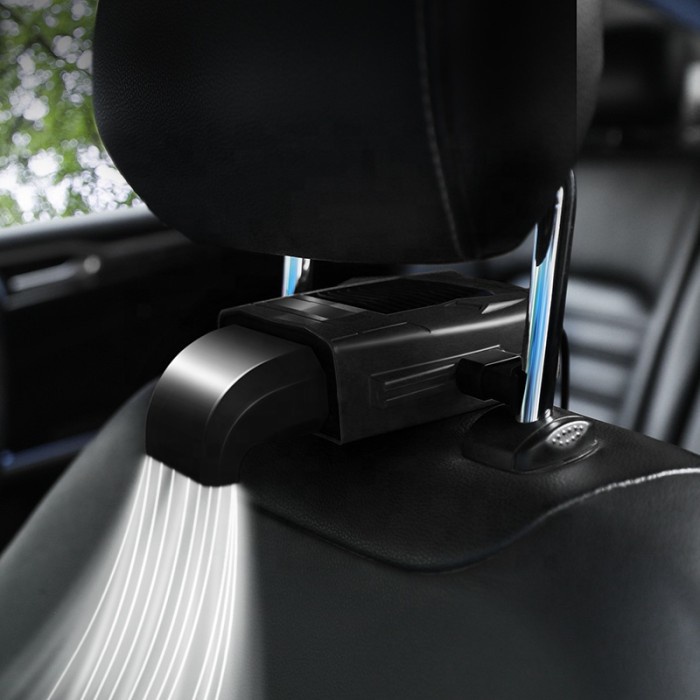 Car Cooling Fan Punggung Jok Belakang Kursi USB Kipas Angin Mobil