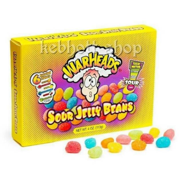 

Warheads warhead's warhead Sour Jelly Bean 113gr