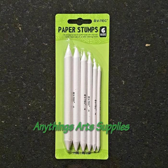 

Art / V-Tec Paper Stumps Set 6 Type Ps 156 Paper Pencil Dusel Tortilon