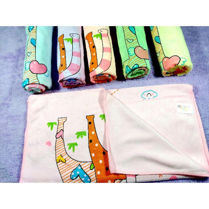 Handuk Bayi Microfiber Warna Xinyuan Size 50 x100 / 60 × 120 Warna Muda