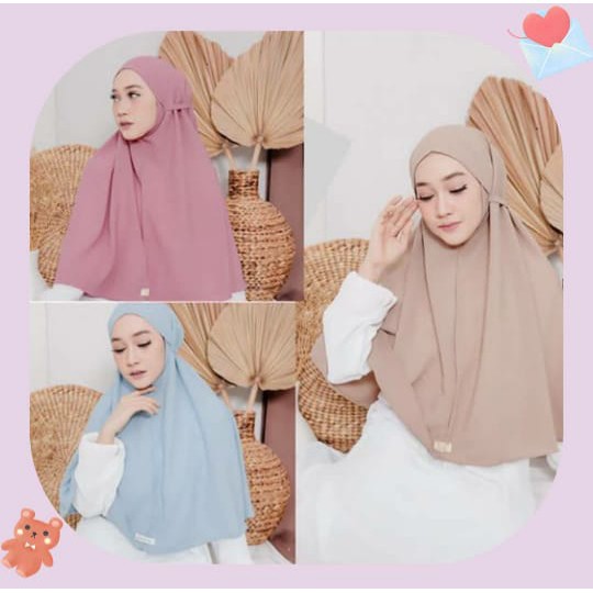 Jilbab Instan Bergo Amira Diamond Jumbo  - Kerudung Wanita-2