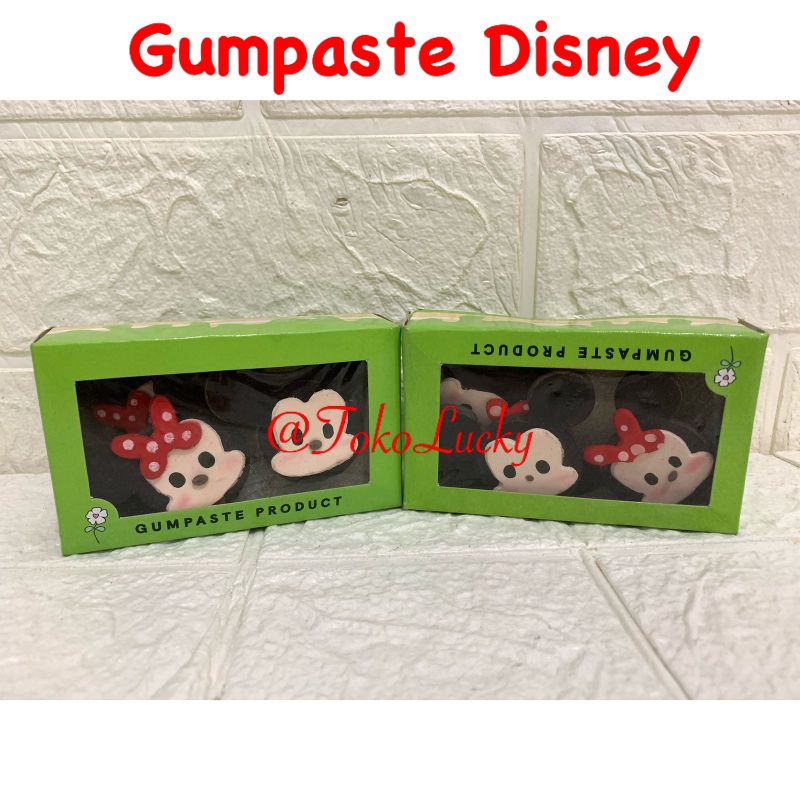 

Gumpaste Motif Disney / Hiasan Kue gula gula