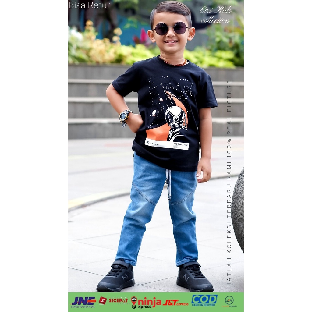 KAOS ANAK TERBARU anak laki laki 1 tahun import bahan katun2-12 Astronout