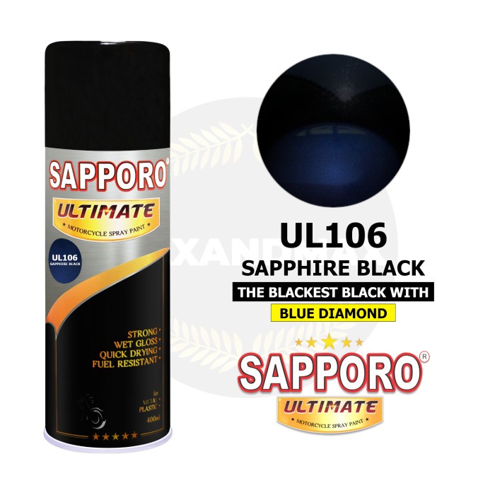 SAPPORO ULTIMATE Sapphire Black UL106 400ml