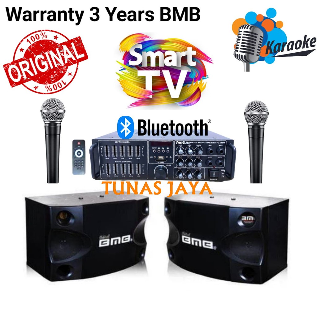 Paket Soundsystem Karaoke BMB 8inch Garansi Resmi Paket BMB 8 inch