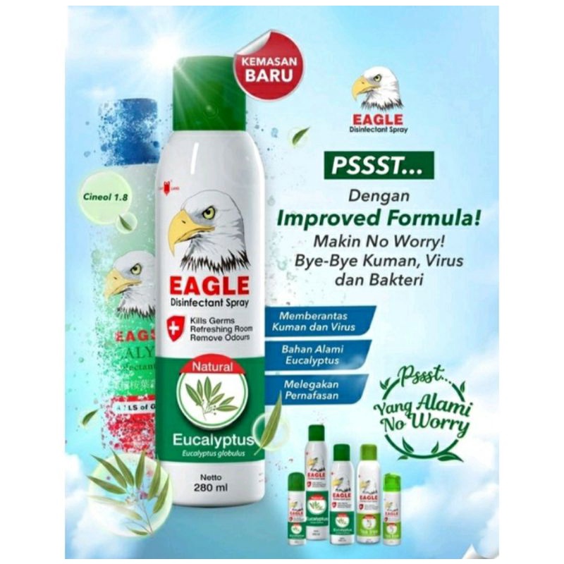 Eagle Eucalyptus Air Disinfectant Spray 280mL