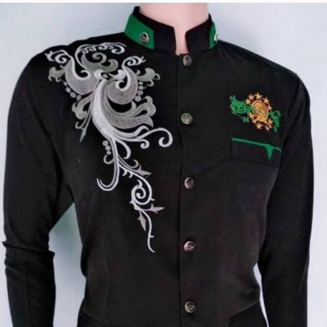 [ UKURAN JUMBO ] Jasko Model Terbaru Hitam Bordir NU BIG SIZE 3XL  4XL  5XL JASKO TERLARIS