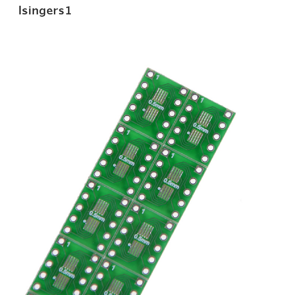 [lsingers1] 10PCS SOT23 SOP10 MSOP10 Umax SOP23 to DIP10 Pinboard PCB Board Convert Boutique