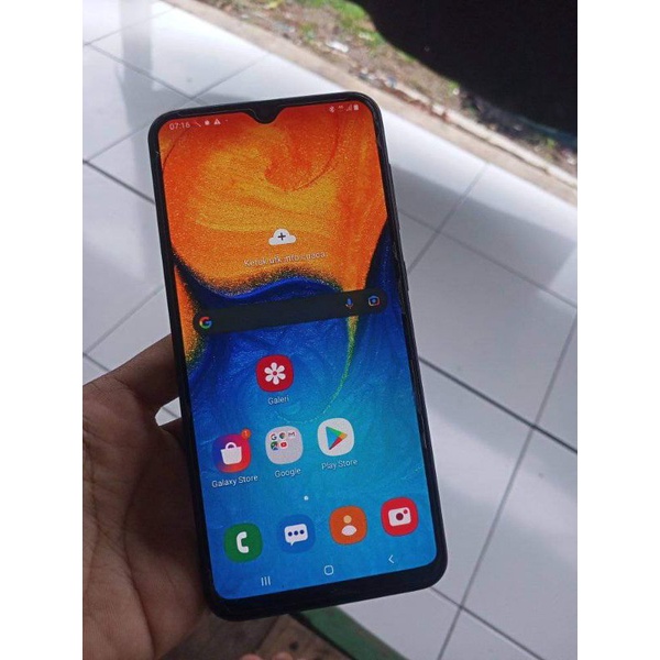 Handpone Hp Samsung A20 Ram 3 Gb Second Seken Bekas Murah Bergaransi