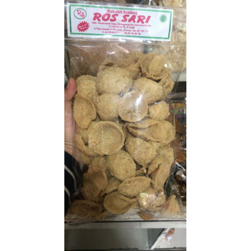 Krupuk Tahu Bulat 250Gr Oleh Oleh Bandung