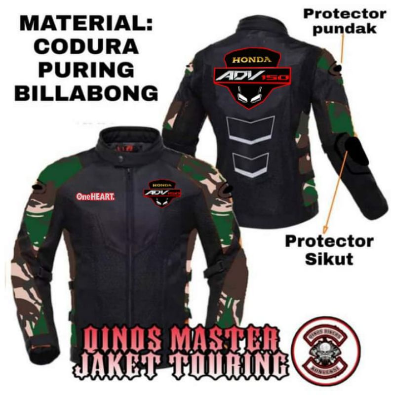 Jaket Touring Honda Adv Full Protector Jaket Motor ADV Windproof A003