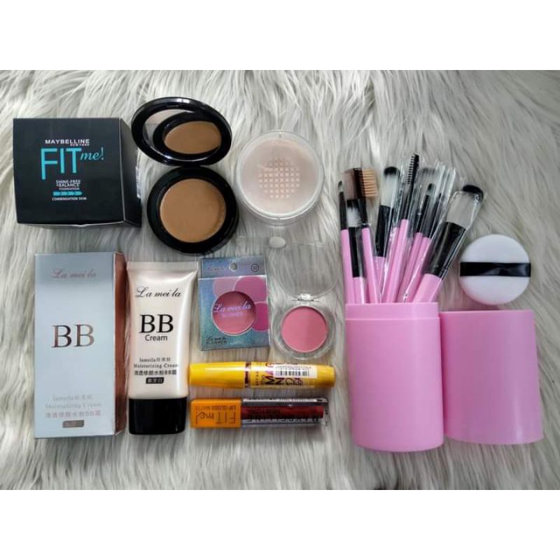 paket maybeline,bedak tabur maybeline,maskara maybeline,lipstick maybeline,blason lamaila,BB cream/f