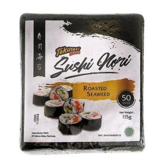 

Tokinori Sushi Nori Halal Rumput Laut Sushi Korea Kimbab 50 Lembar