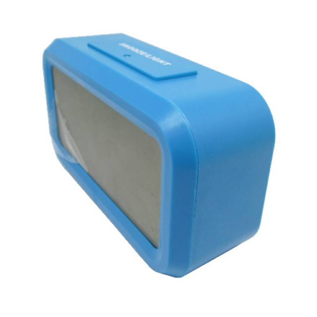 JAM LCD DIGITAL DENGAN ALARM - BIRU