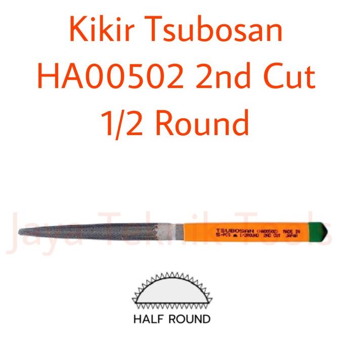 

Kikir Tsubosan 2Nd Cut Kasar Ha00502 Setengah Bulat File Japan