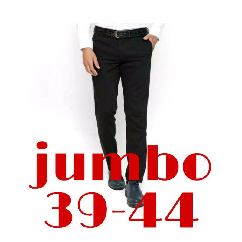 BIG size celana formal slimfit jumbo/celana kerja jumbo/ celana jumbo size 39-44