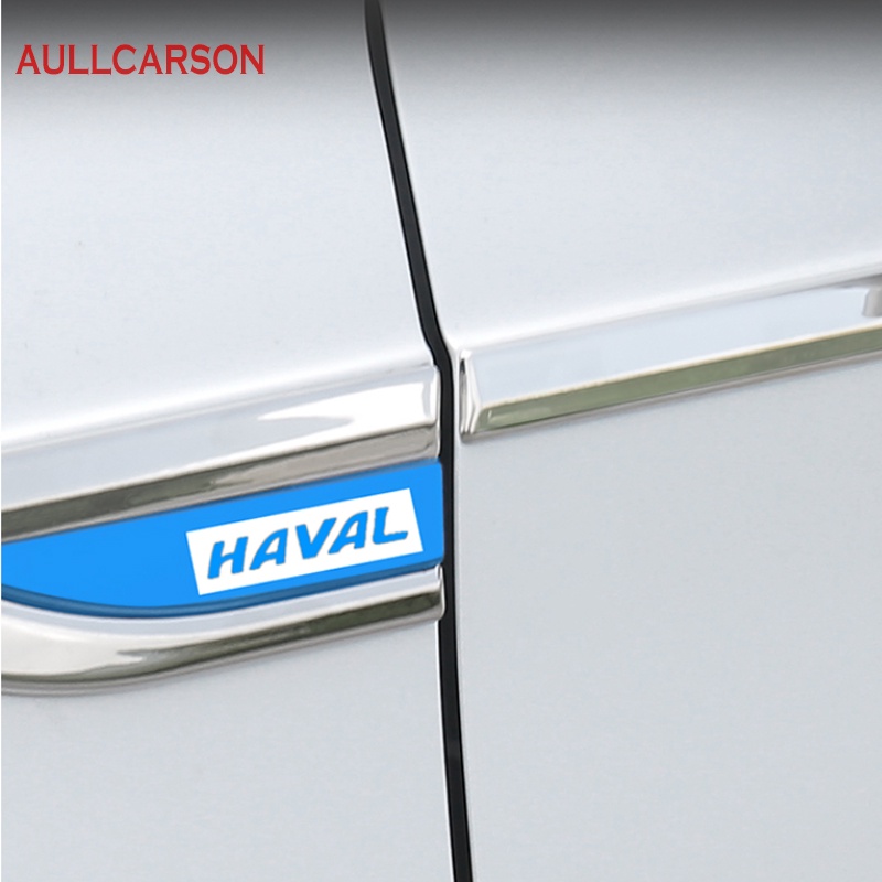 1 Set Stiker Emblem Haval H6 Jolion 2021 Bahan Stainless Steel Untuk Fender Pintu Mobil