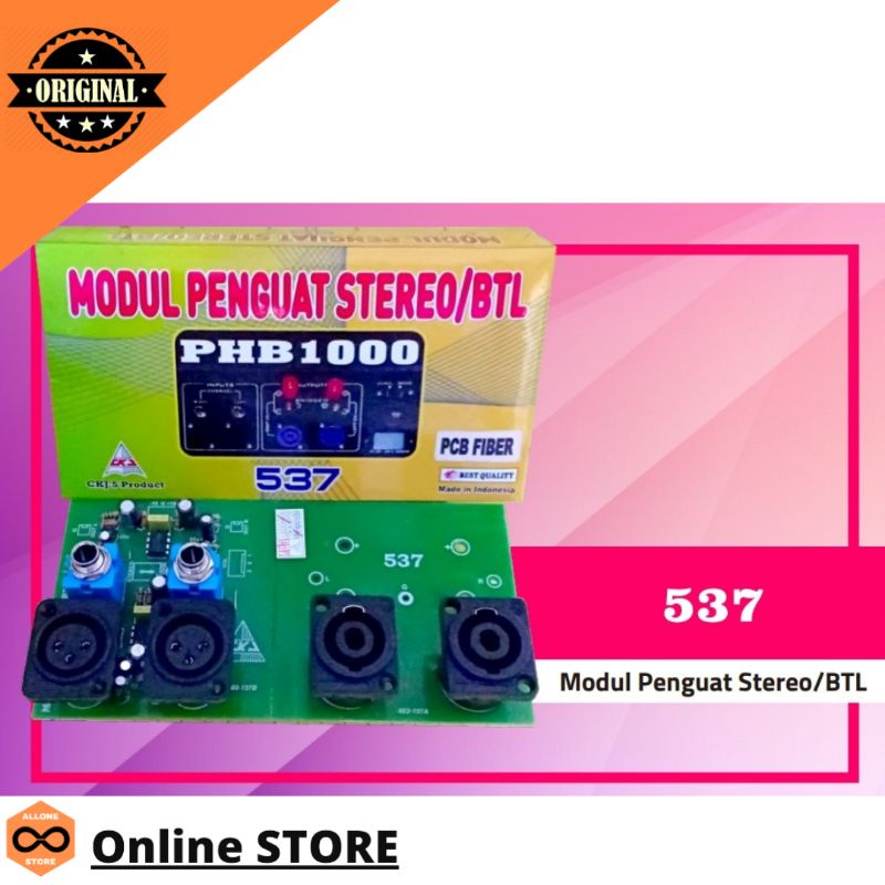 MODUL PENGUAT STEREO/BTL KIT CKJ PHB 537