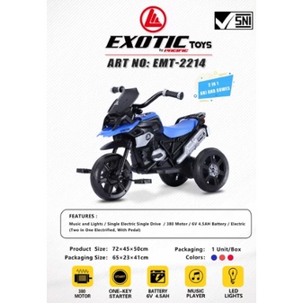 Motor Aki Gowes Merk Exotic EMT 2214