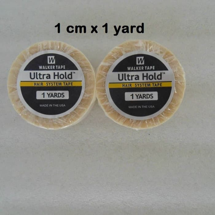 

isolasi Walker tape double tape rambut toupee lem wig ULTRA HOLD Roll 1 Yards ( B054A )