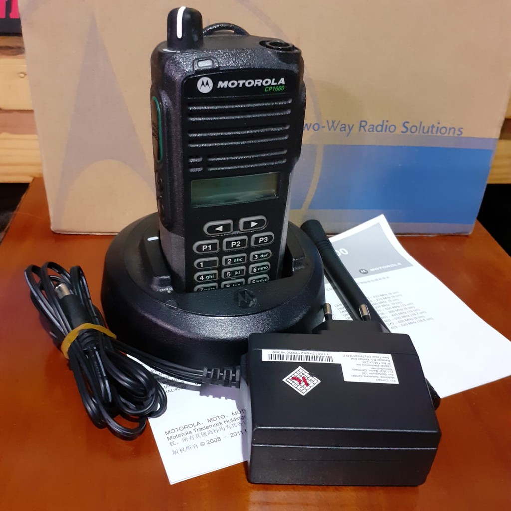 HT handy Talky Radio Motorola CP 1660 CP1660 Frekuensi VHF UHF CP1660 350-390