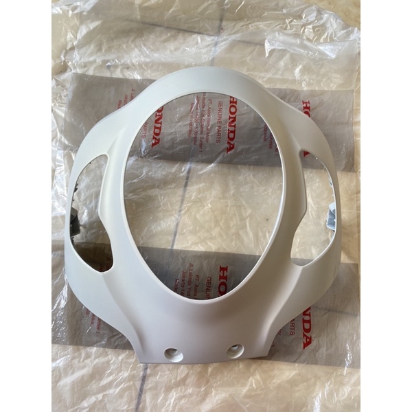 Tameng Lampu Depan Bodi Depan Motor Honda Scoopy k2f Original Warna Putih Mutiara DOF Dop Doff Cover