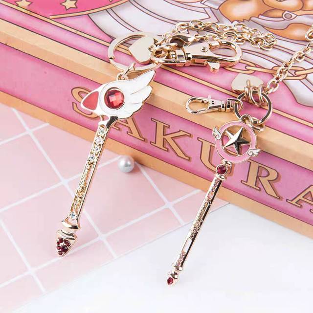 GANTUNGAN TAS CARDCAPTOR SAKURA X SAMANTHA VEGA BIRD WAND BAG CHARM