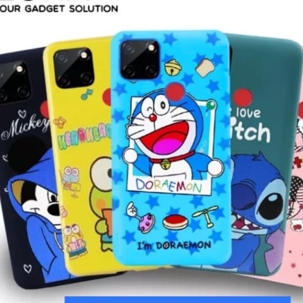 3D CASE OPPO A54 SOFTCASE TPU KARAKTER DORAEMON HELLO KITTY KEROPPI STITCH M.MOUSE