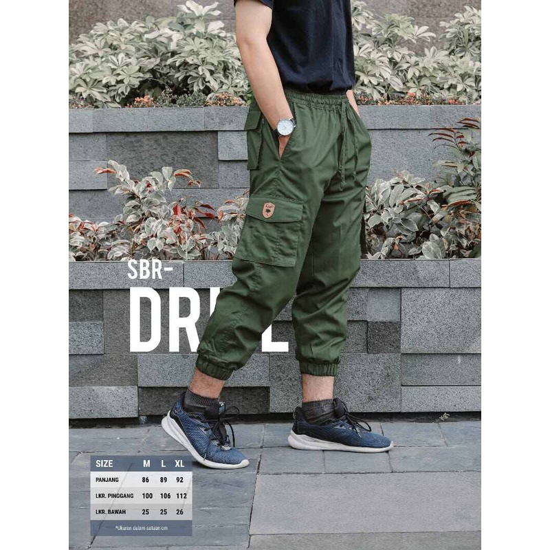 Celana Sirwal Joger Cargo Pria - Stylish Joger Cargo Kekinian Murah