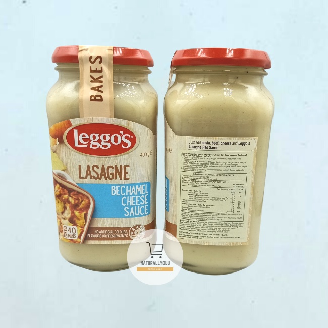 Leggos Lasagne Bechamel Cheese 490gr Bumbu Lasagna Cheese