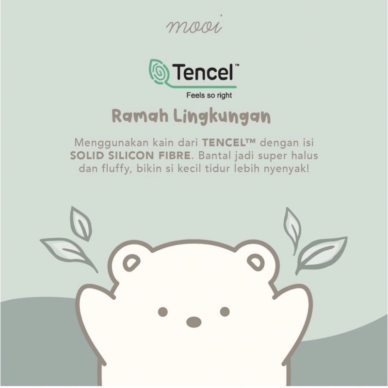 MOOI MOCHI HUG Bantal Guling Anak Tencel