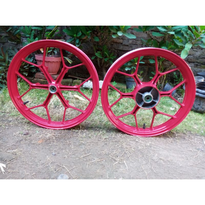 Velg Sonic 150 original depan belakang
