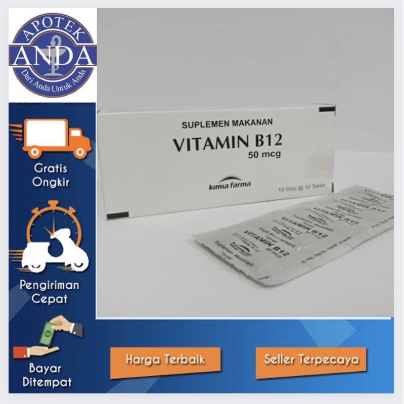 Vitamin B12 50mcg Kimia Farma