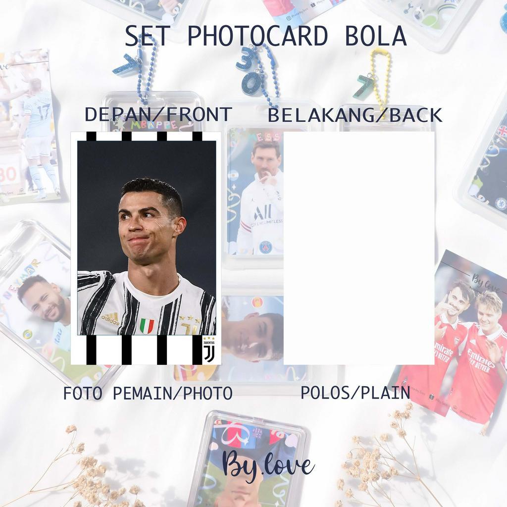 (CUSTOM/READY STOCK)SET POLAROID FRAME DESIGN PHOTOCARD CLUB BOLA/FOOTBALL CLUB