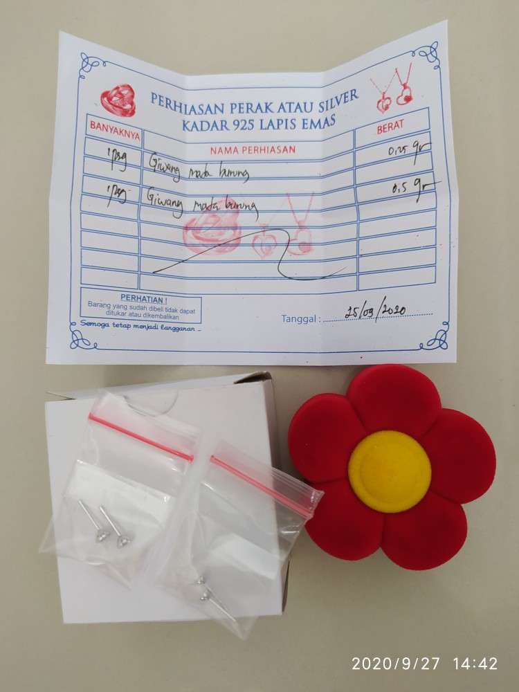 Kotak Perhiasan / Box Perhiasan / Tempat Perhiasan / Kotak Model Bunga