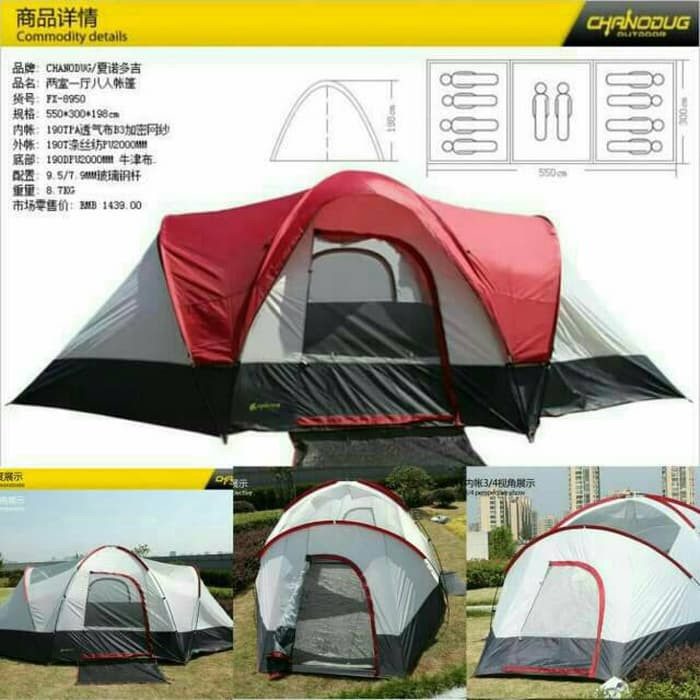 Tenda Chanodug FX 8950 Kapasitas 8 - 10 orang