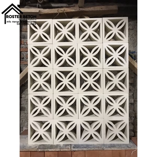 ROSTER BETON siap kirim / loster beton minimalis motiv Daun motif bubble